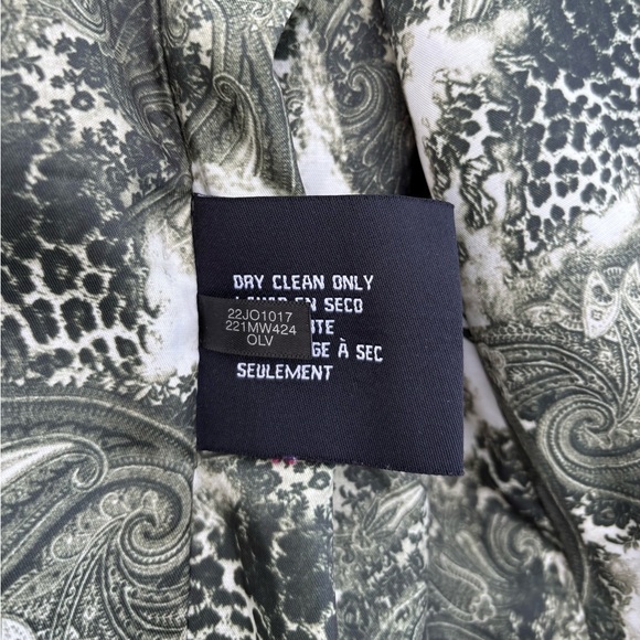 Guess Olive Green Wool Blend Double Breasted Pea Coat Womens XL *Button Missing* - Picture 10 of 10